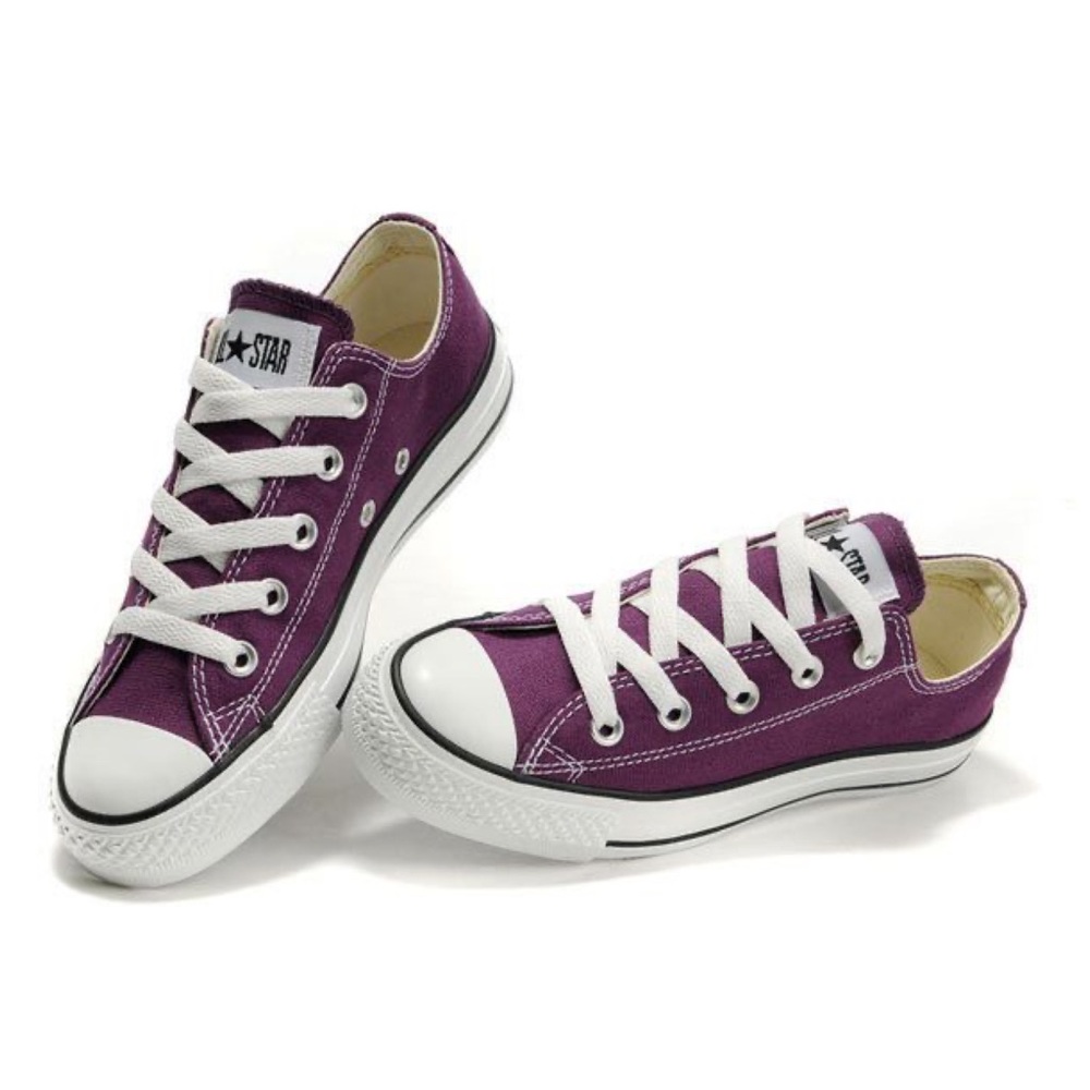 Purple Converse Chuck Taylor All Star Low Tops